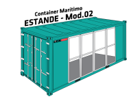 Container Marítimo - Estande MOD.02